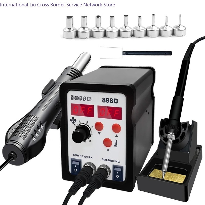 Stazione di saldatura 898D Sta - Smd Rework Station Hot Air Soldering 2 In 1 recensione e prezzo